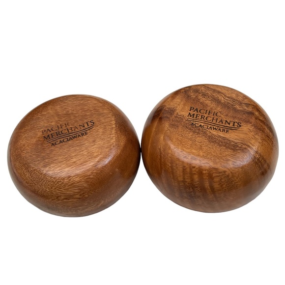 2 PCs of Pacific merchants acaciaware wood bowl - Picture 2 of 4